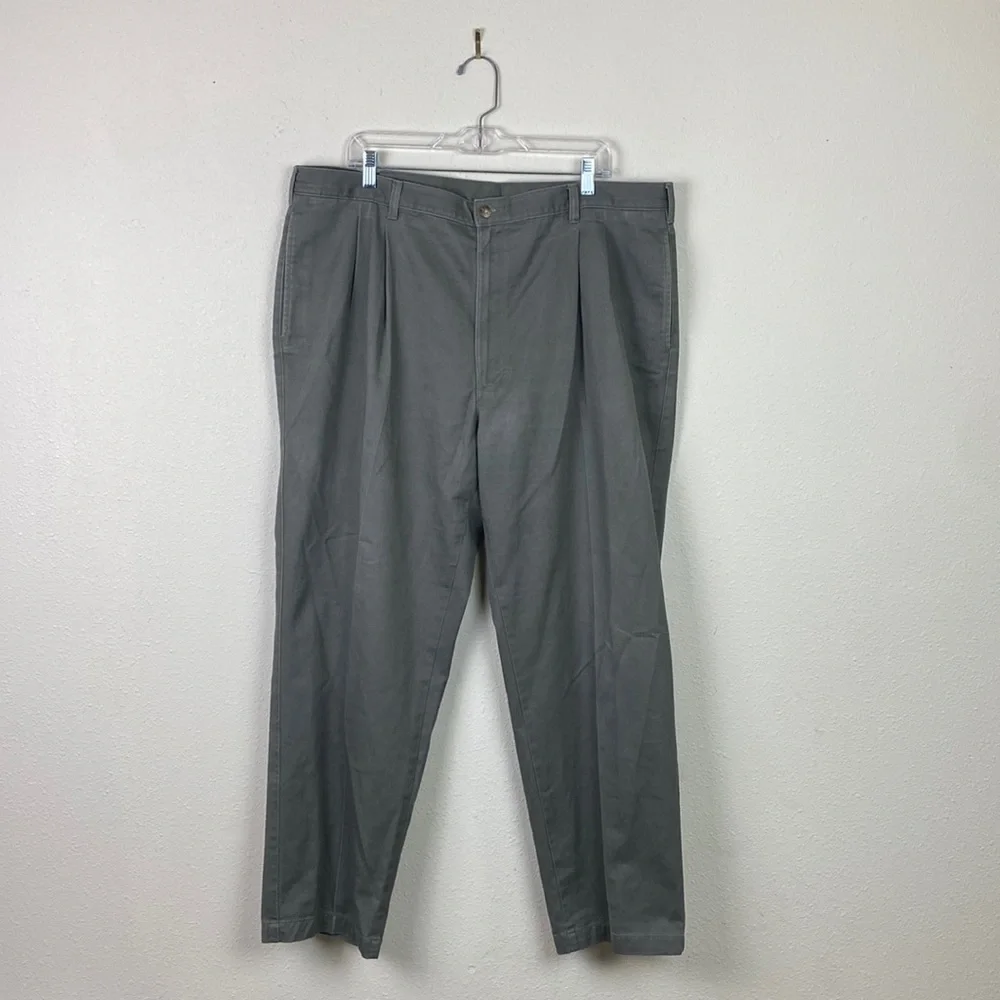 Flyers | Green Cotton Dress Pant Trousers Men's 42x30